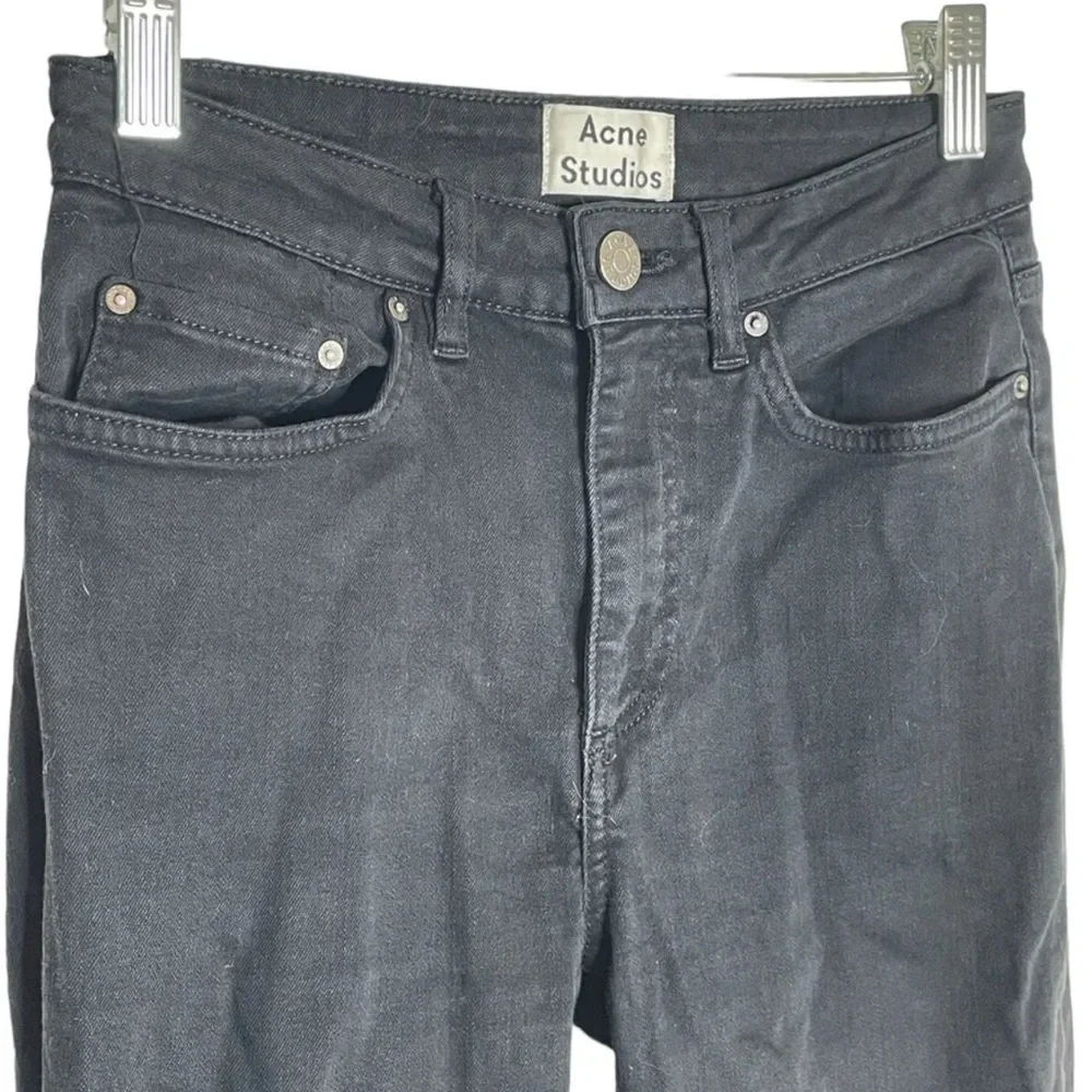 ACNE Studios Pin Black, Skinny Jeans, Raw Hem,‎ Size 27